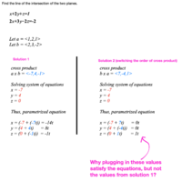 Why the order of the cross product matter? | Free Math Help Forum