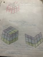 Three-dimensional tic-tac-toe can be played on three arrays of 3x3 lattice  points. To win, three points in a line must be chosen. Examples of such  lines are ABC, ADE, AFG, AHI, FHJ.