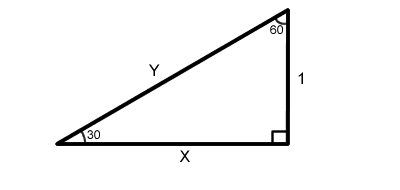 Right Triangle (Solve) - One Side and One Other Angle are Known